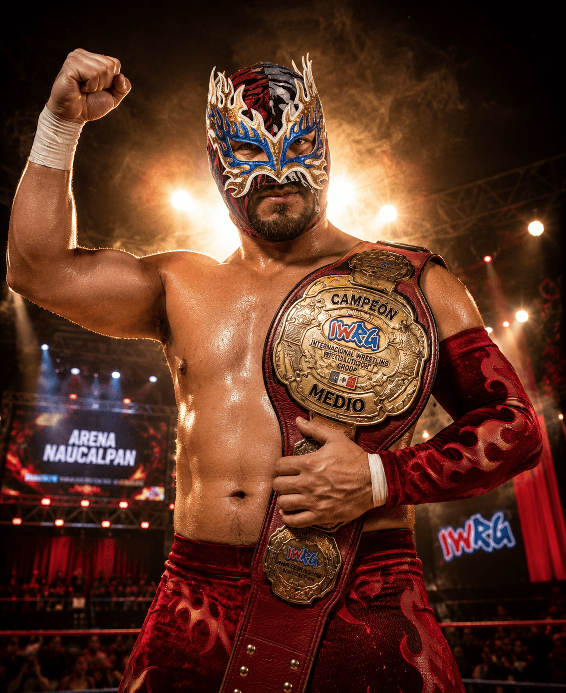 Flamita — Campeón Medio IWRG