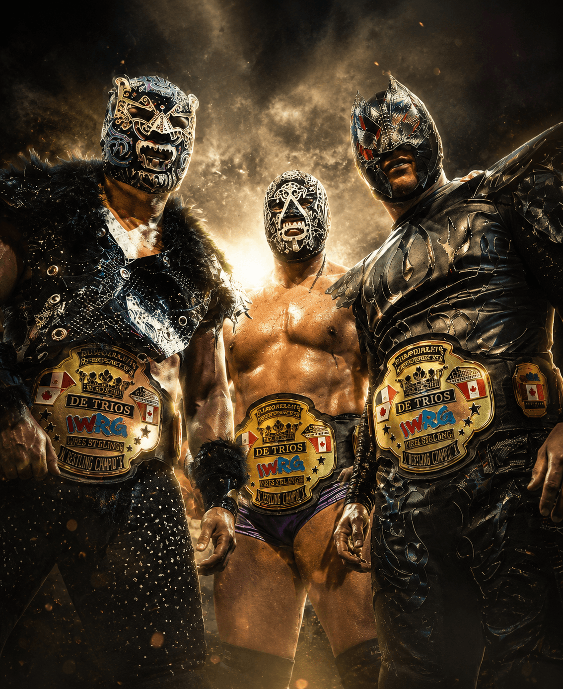 Revolution Crew — Campeones de Tríos IWRG